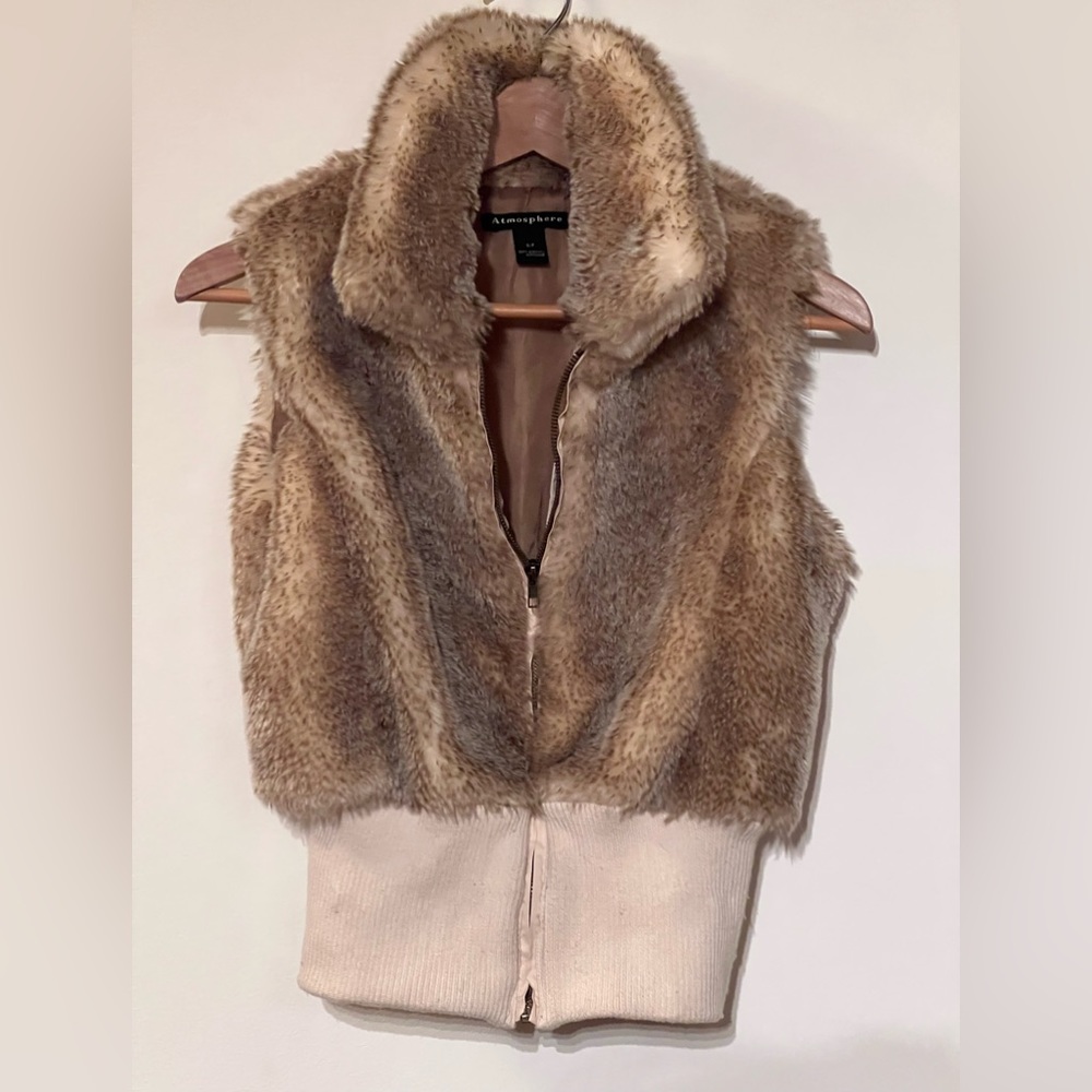 Faux Fur Vest by Atmosphere
